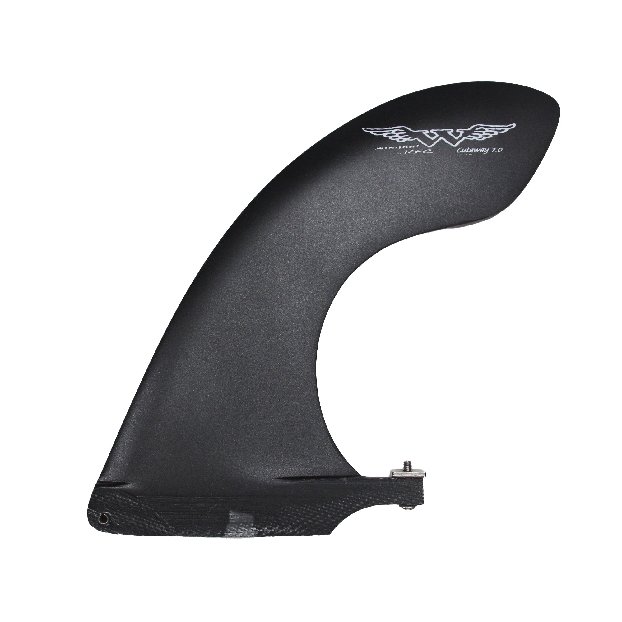 Rainbow Fin Company Wingnut Cutaway Surfboard Center Fin - Black - 7"