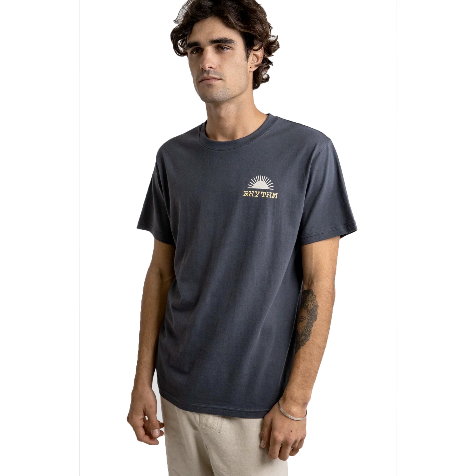 Rhythm Awake Men's S/S T-Shirt - Storm Blue