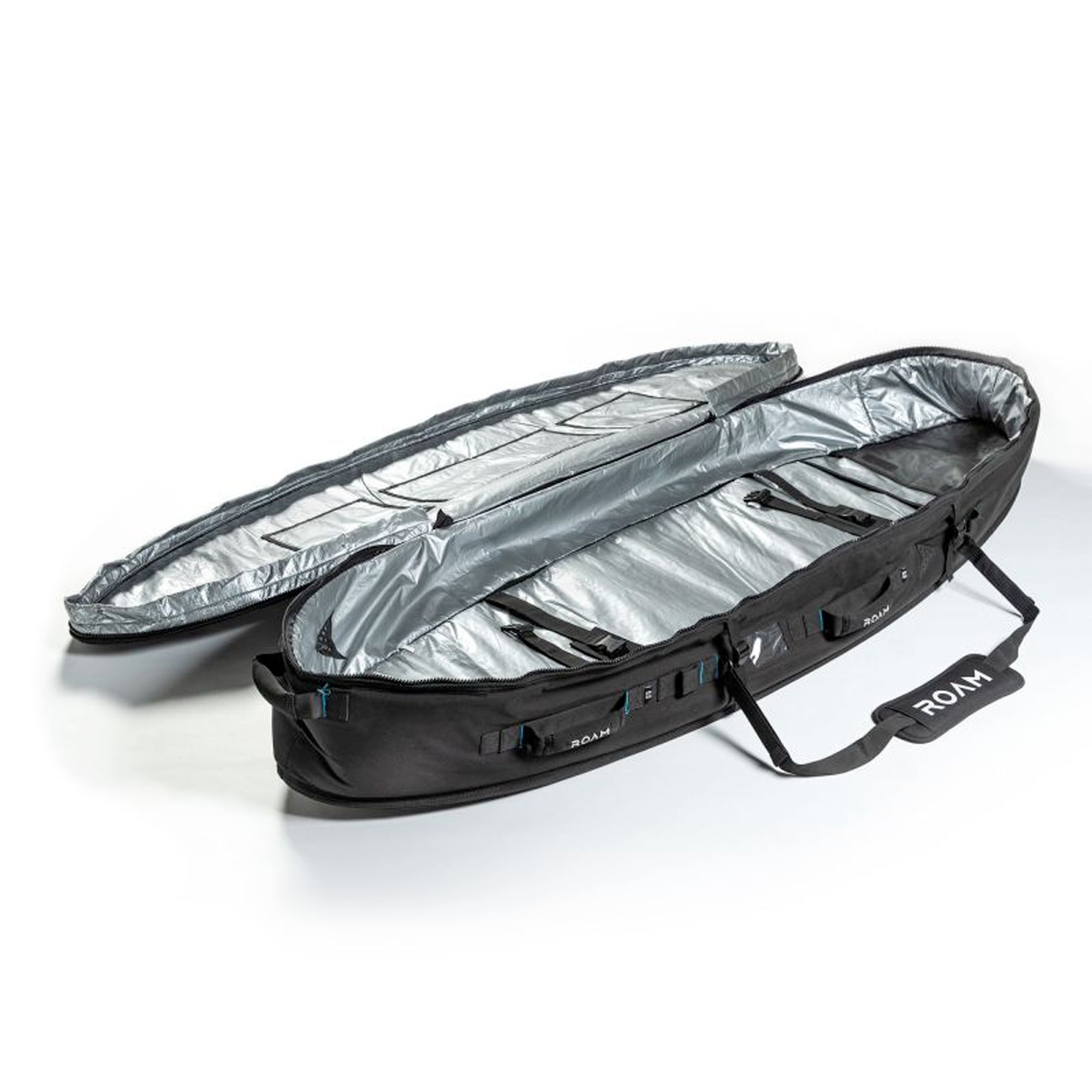 Roam Coffin Universal Surfboard Bag - Grey/Black