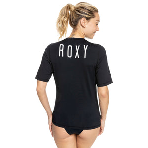 Roxy Enjoy Waves UPF 50 Women's S/S Rashguard - Black