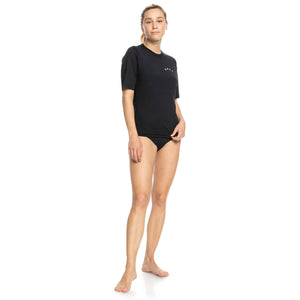 Roxy Enjoy Waves UPF 50 Women's S/S Rashguard - Black