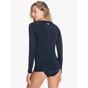 Roxy Essentials Front-Zip Women's L/S Rashguard - Black