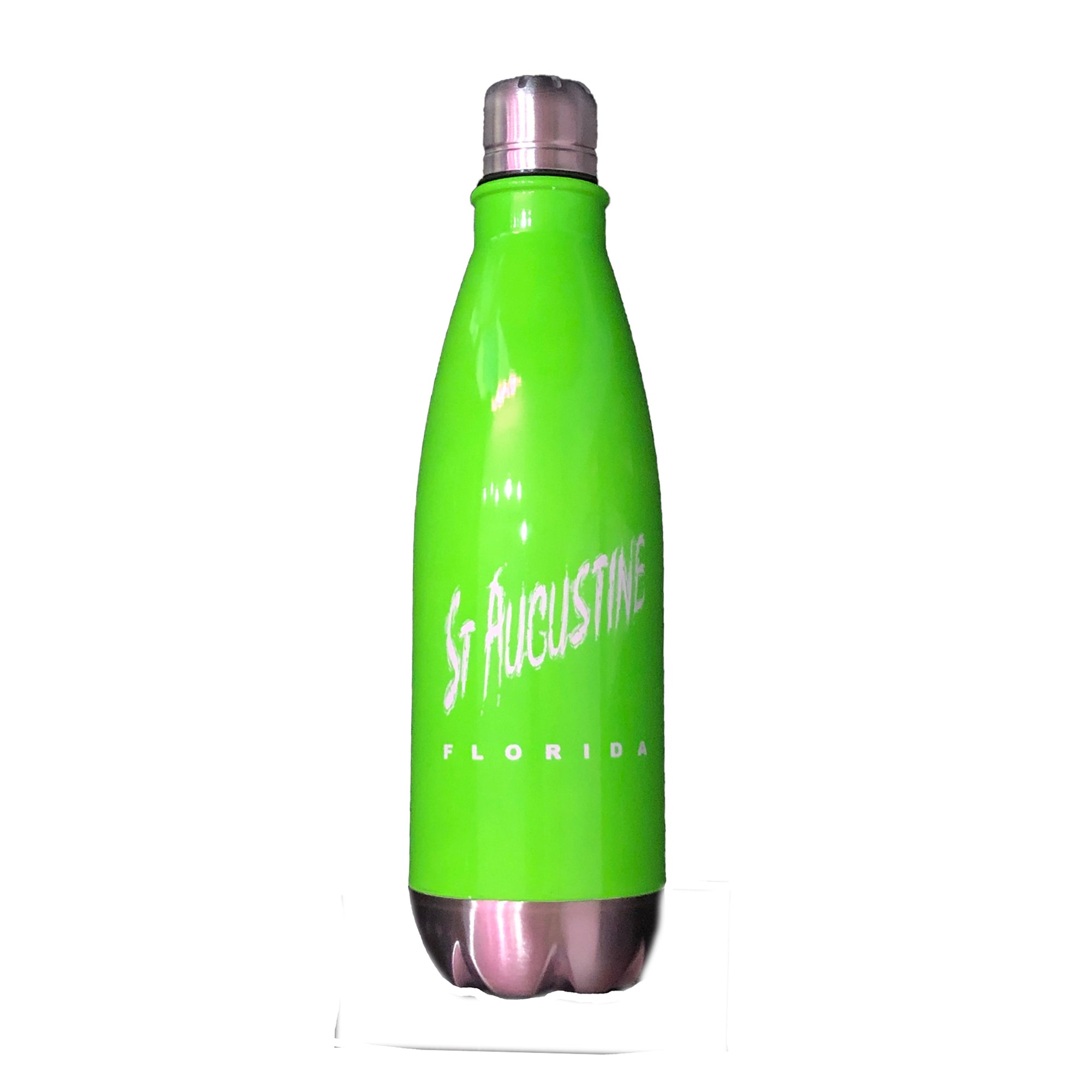 Surf Station Adela Series St. Augustine Florida 17oz Stainless Steel Bottle - Green