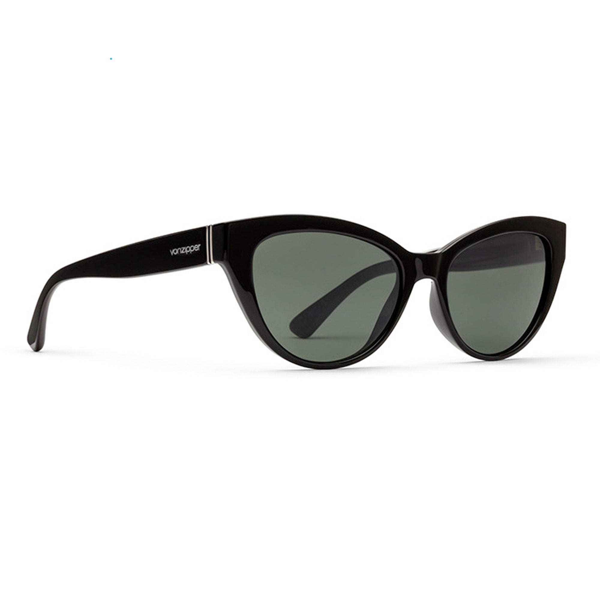 VonZipper Ya Ya! Women's Sunglasses - Black Gloss/Vintage Grey