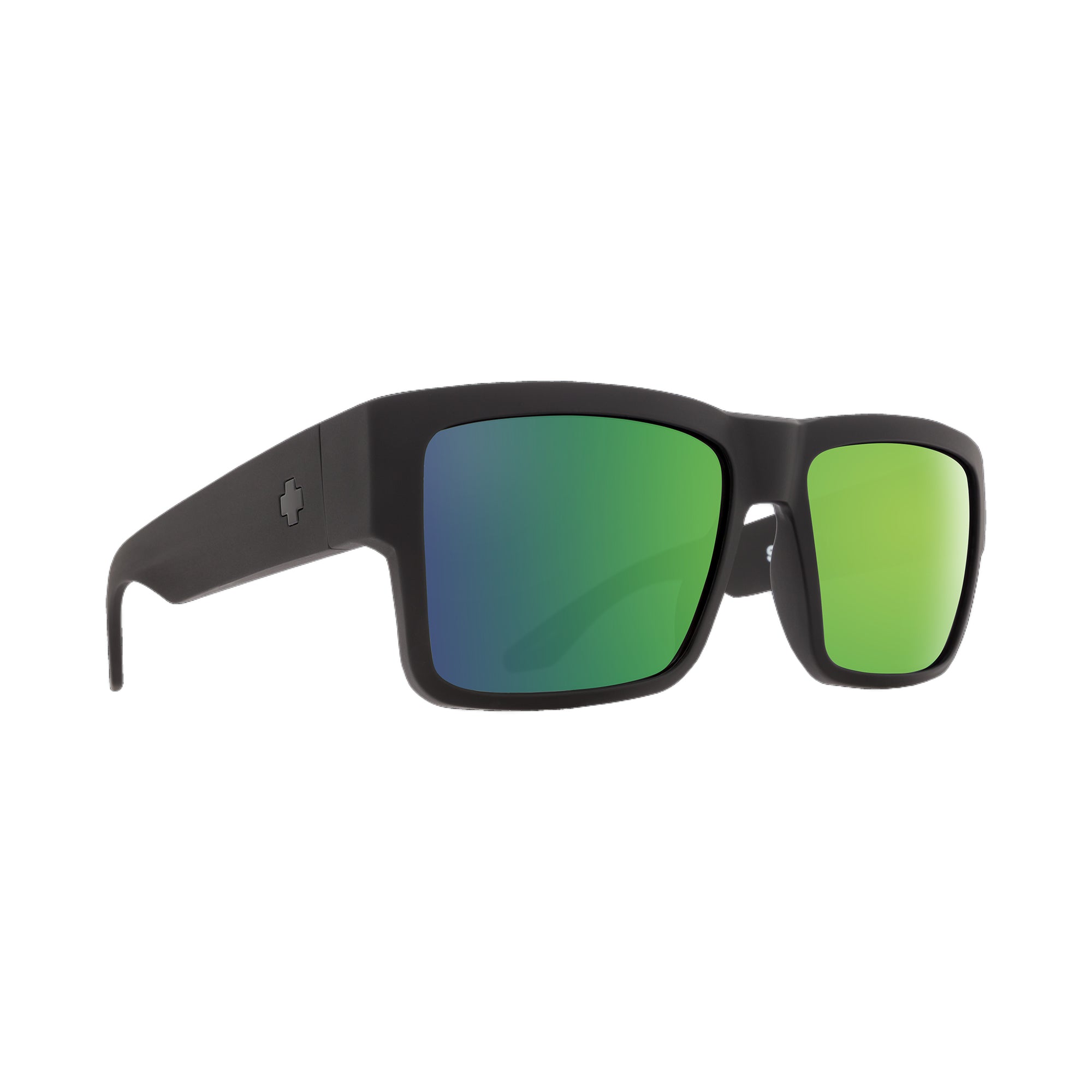 Spy Cyrus Men's Sunglasses - Matte Black/HD Plus Bronze Green Spectra Polarized