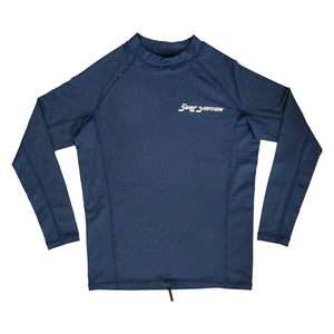 Surf Station Fuze Boy's L/S Rashguard - Navy