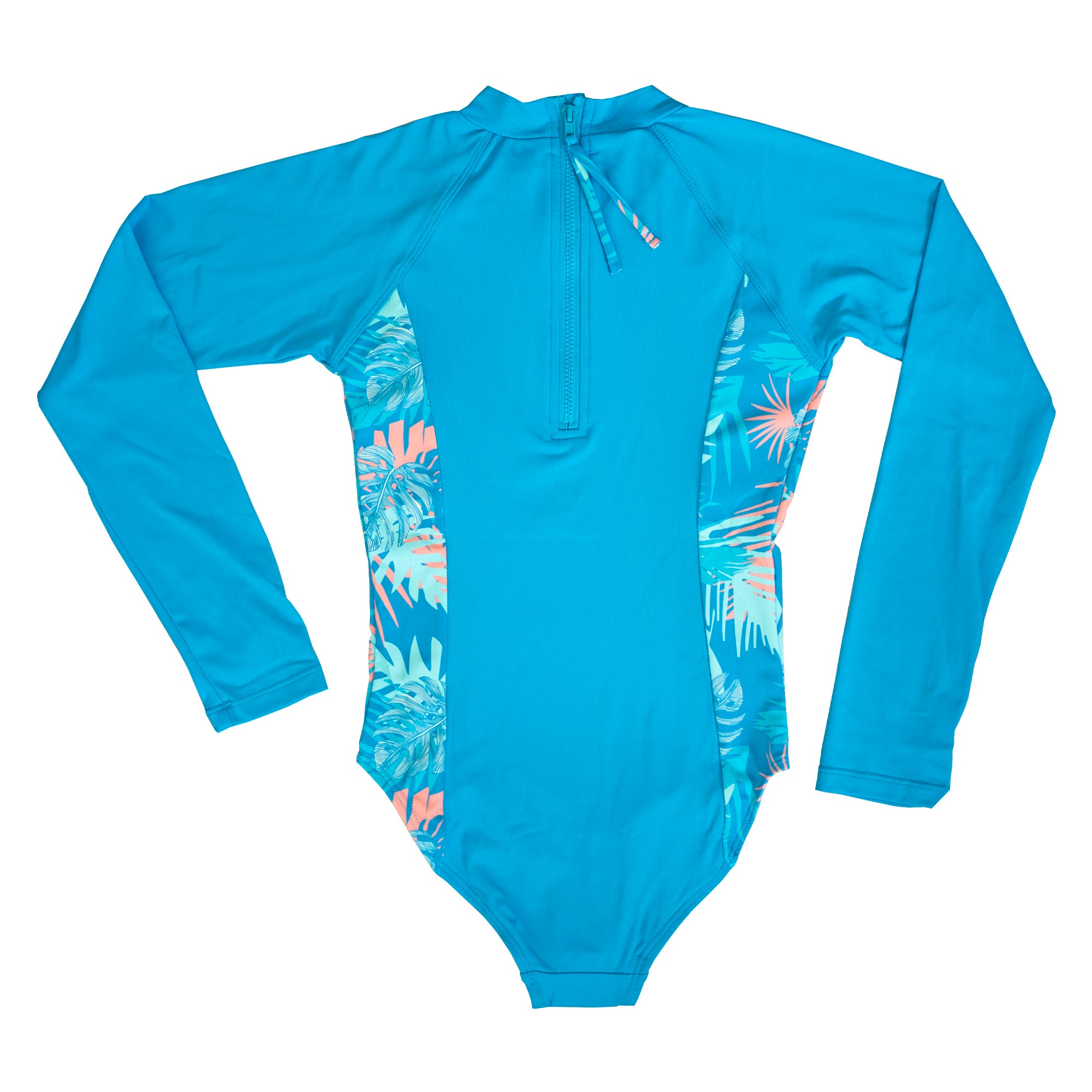 Surf Station Seaz Team Youth Girl's L/S One Piece Rashguard