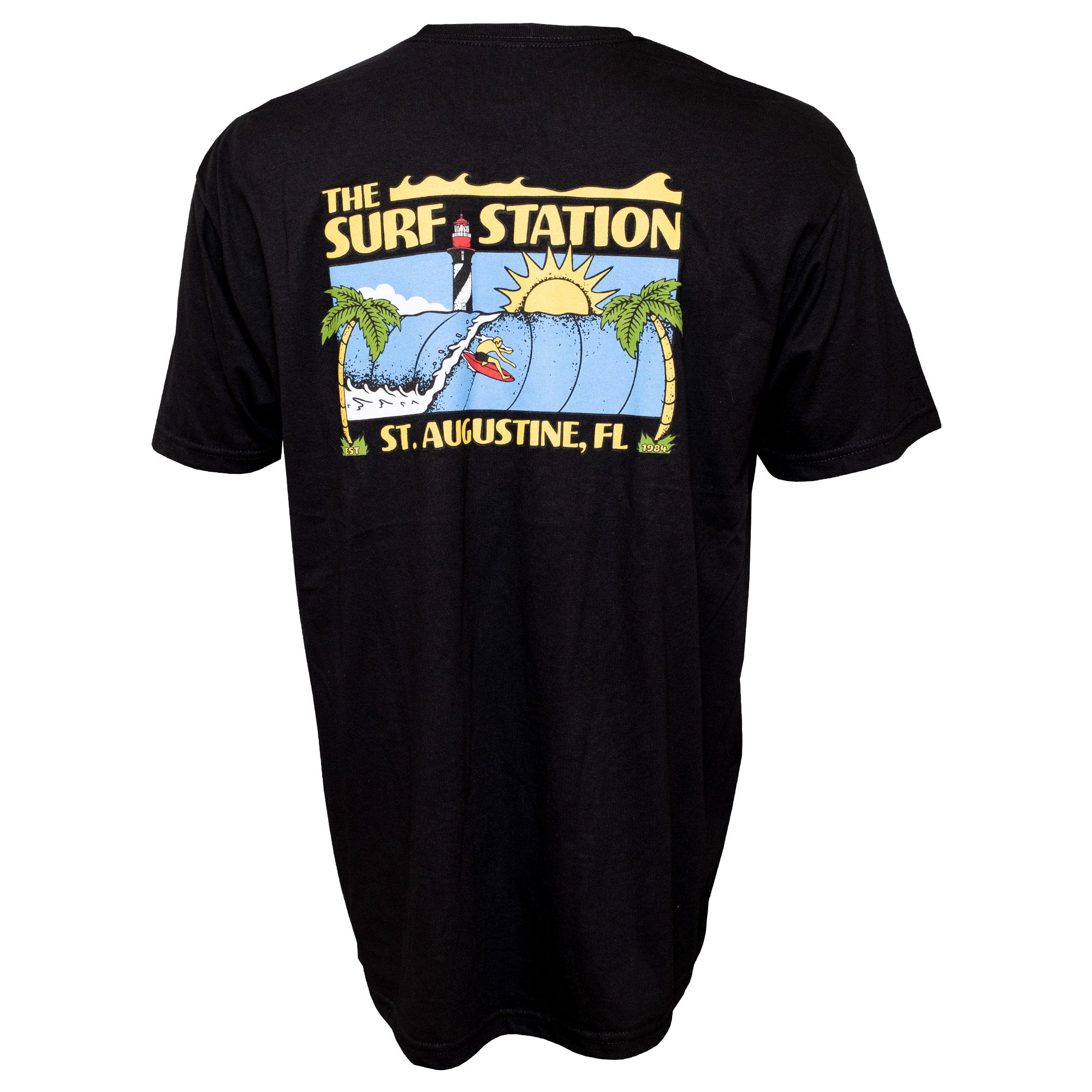 Surf Station x Richie D'Onofrio Big Set Men's S/S T-Shirt - Black