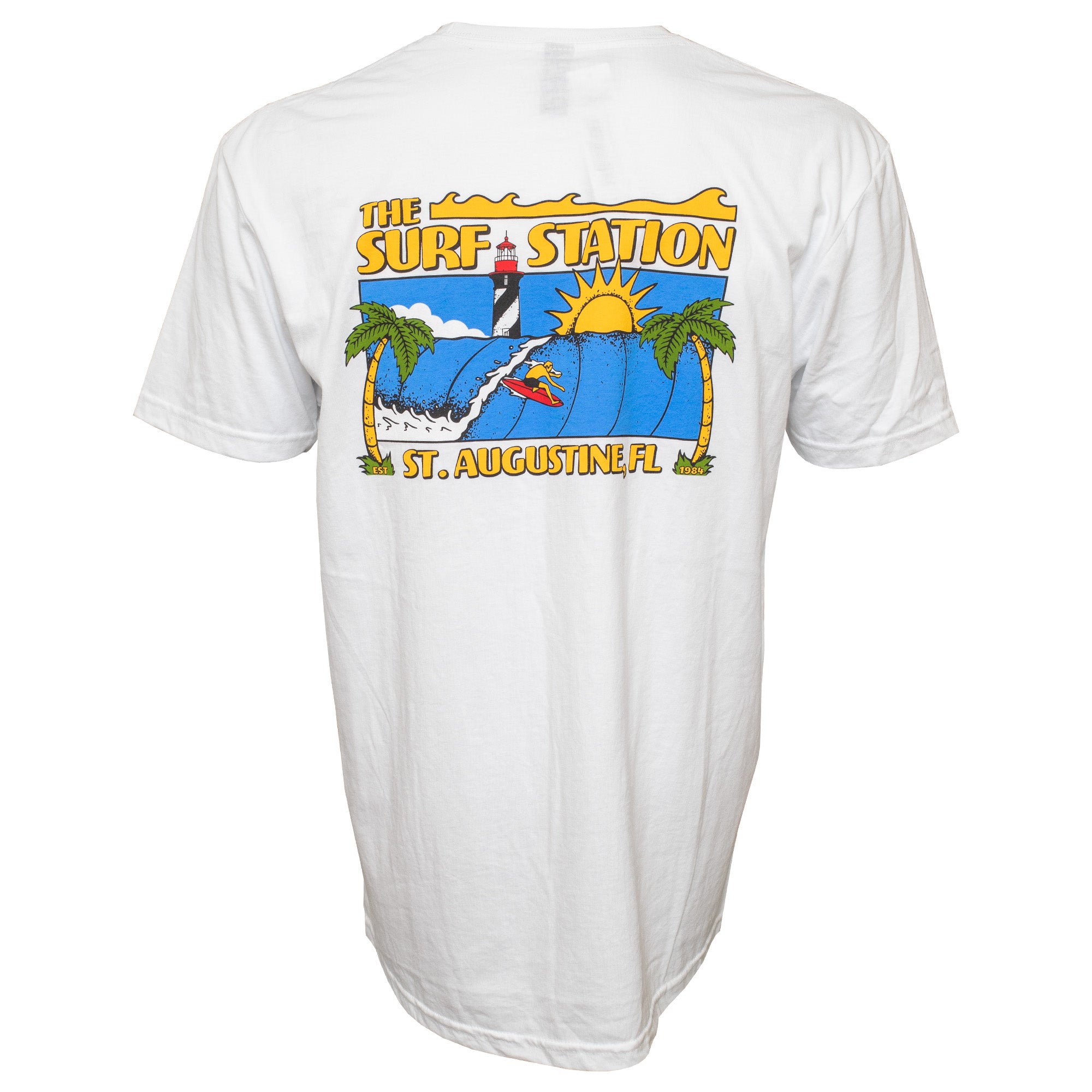 Surf Station x Richie D'Onofrio Big Set Men's S/S T-Shirt - White