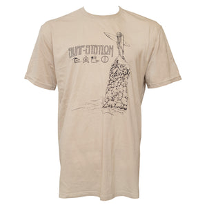 Surf Station Shred Zeppelin Men's S/S T-Shirt - Sand