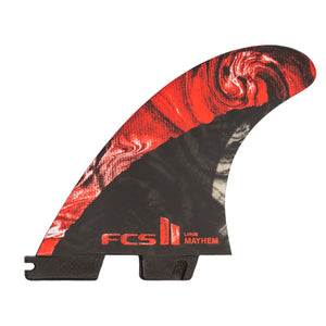 FCS II Lost MB PC Carbon Large Tri Surfboard Fins