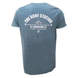 Surf Station Core Since 84 Men's T-Shirt - Heather Slate