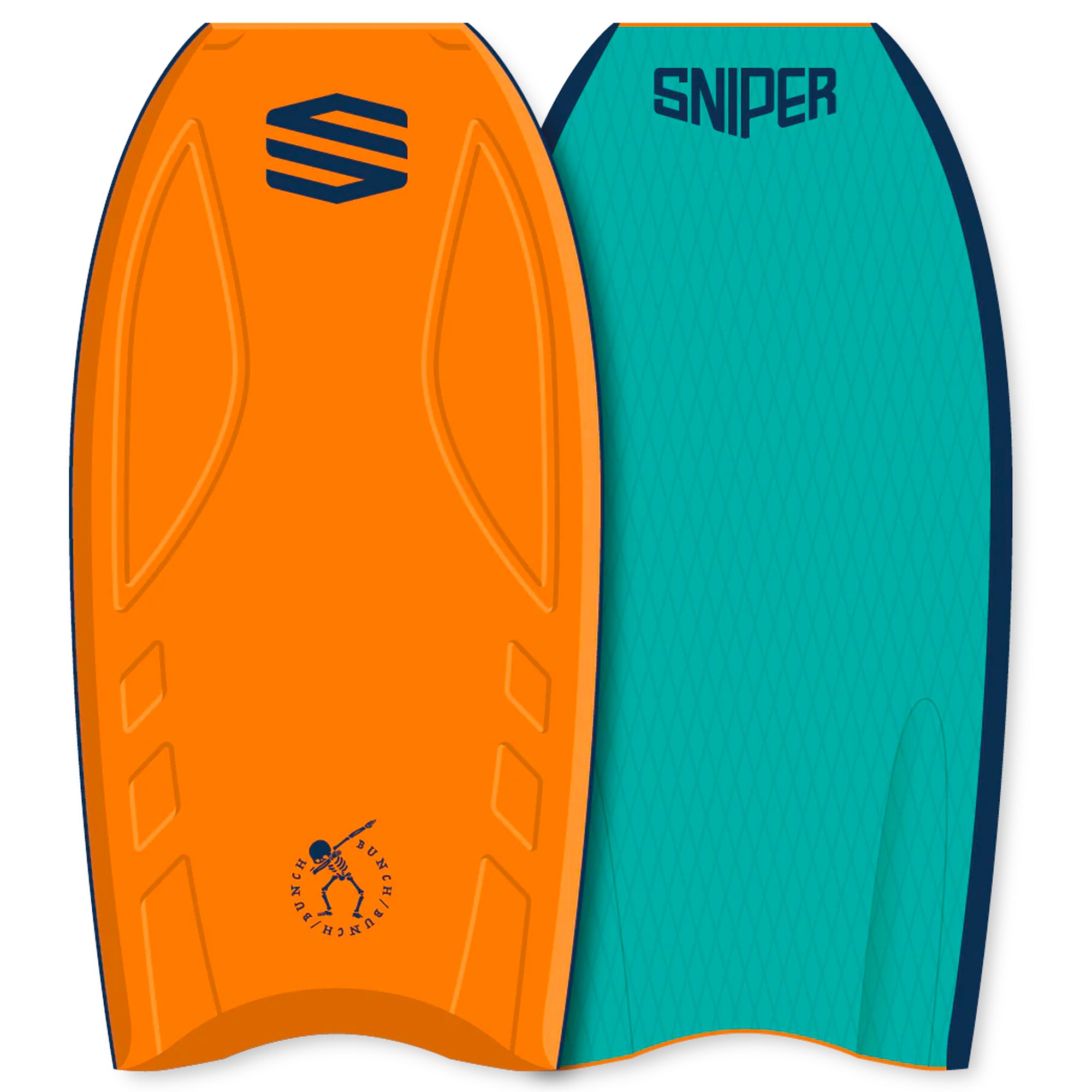 Sniper Bunch 44" Bodyboard - Orange