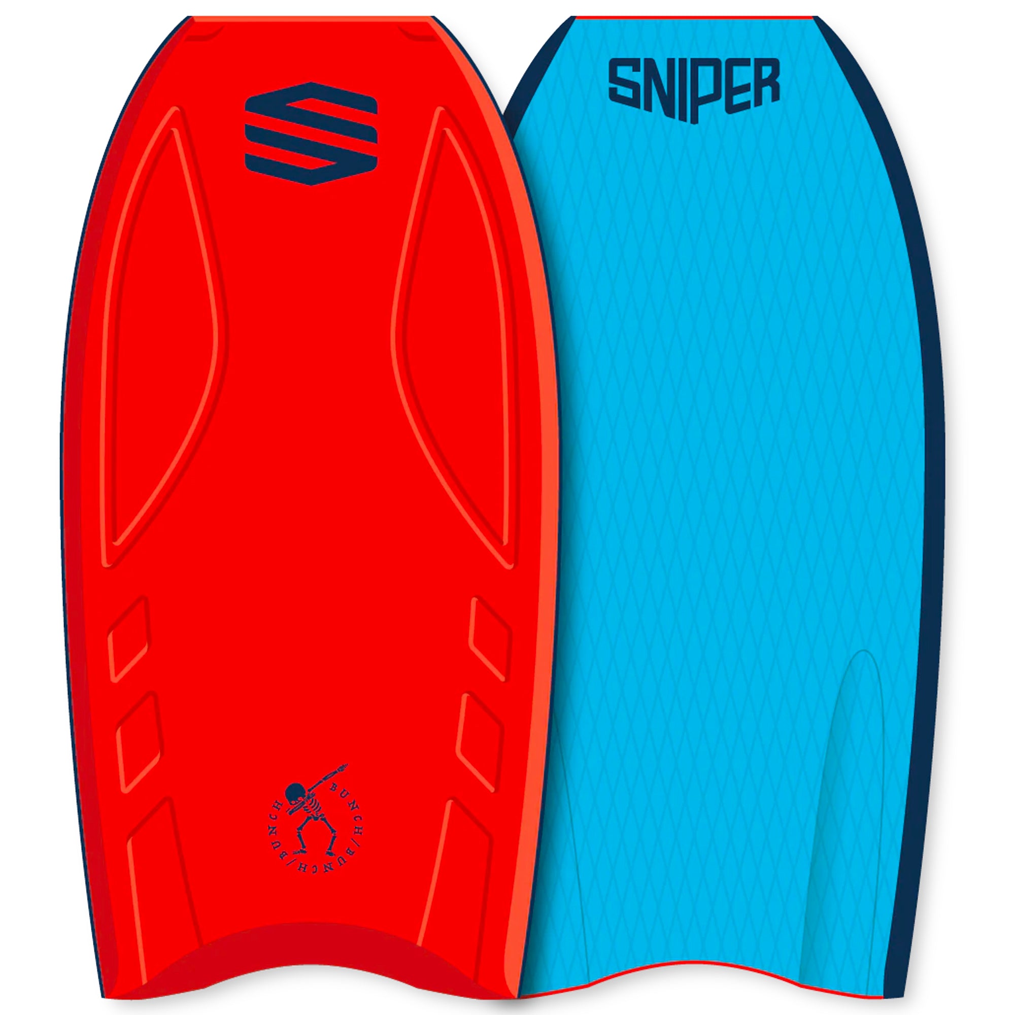 Sniper Bunch 44" Bodyboard - Red