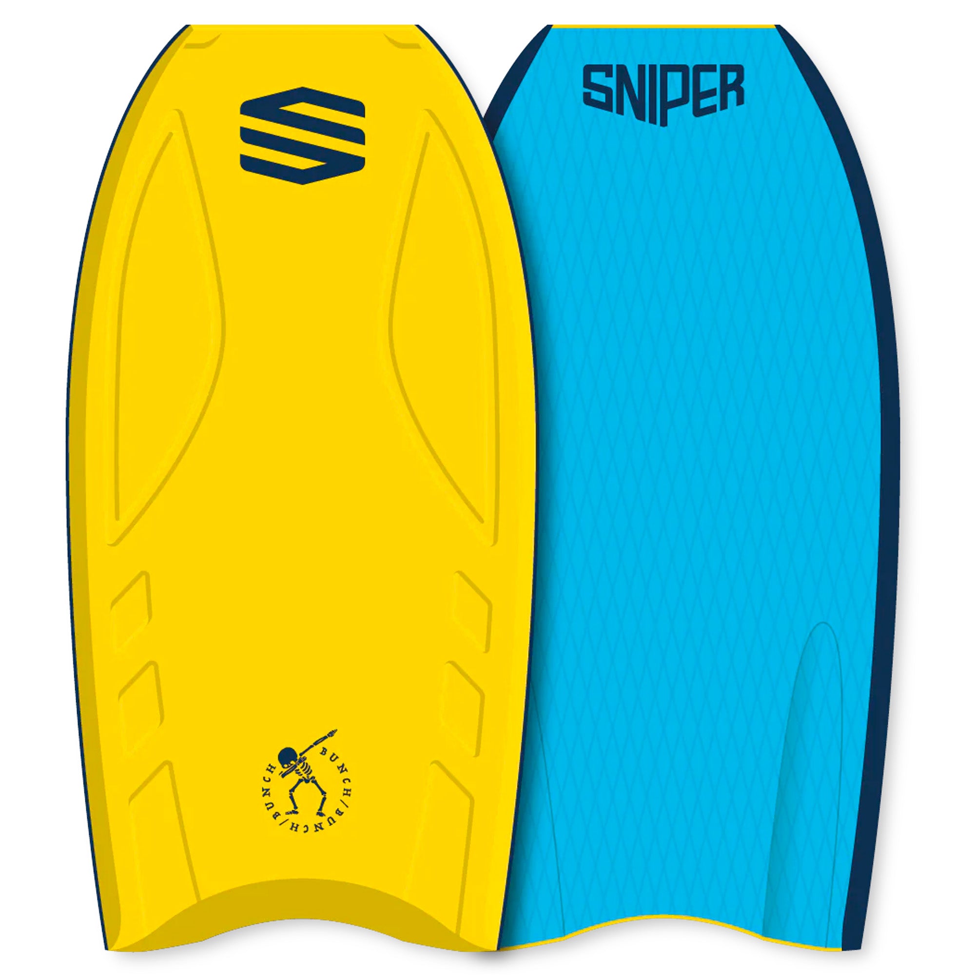 Sniper Bunch 36" Bodyboard - Yellow