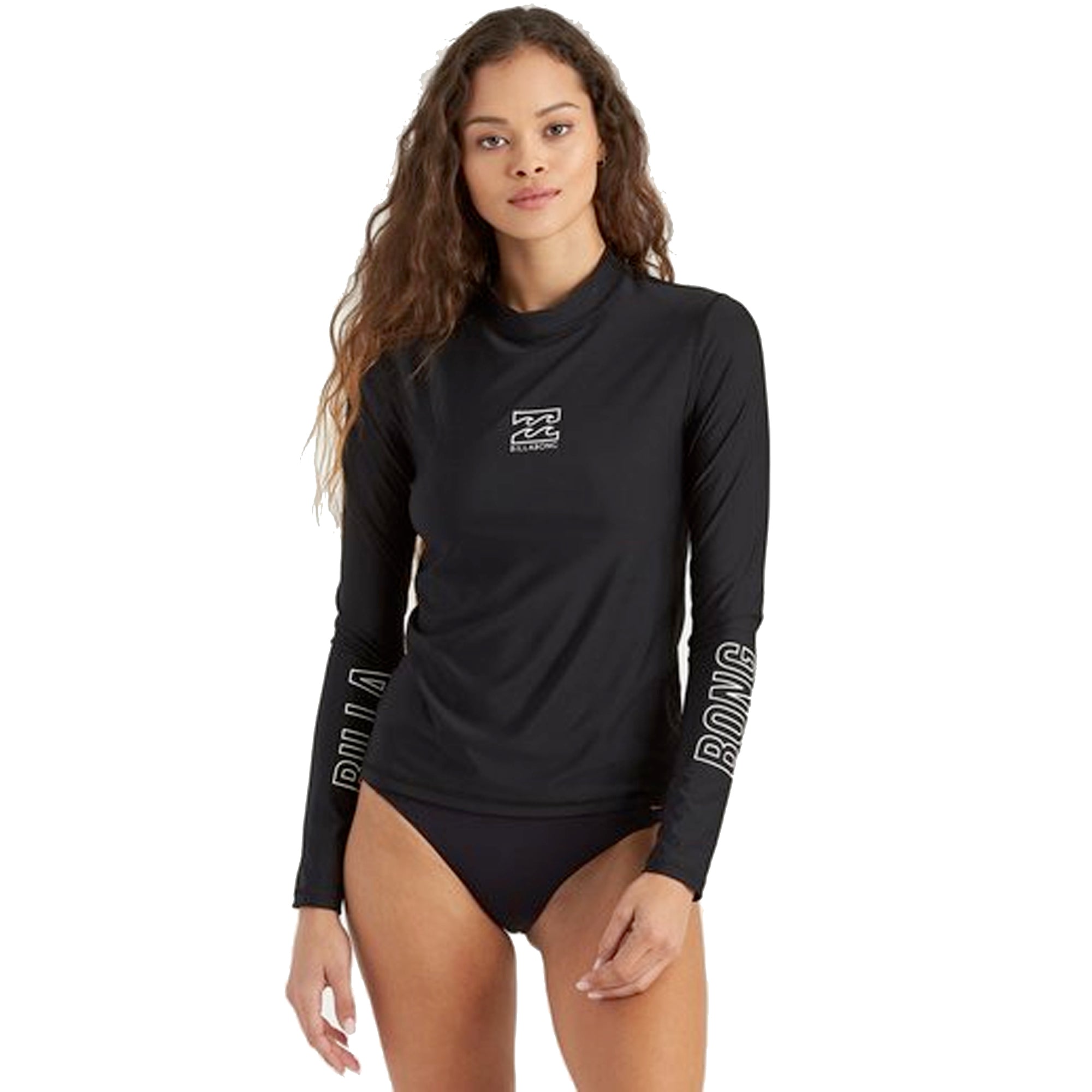 Billabong Sol Searcher Women's L/S Rashguard - Black