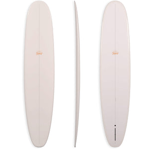 Soleil Velvet Hour Thunderbolt Silver Longboard Surfboard