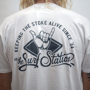 Surf Station x Ryan Leonardy Stoked Men's S/S T-Shirt