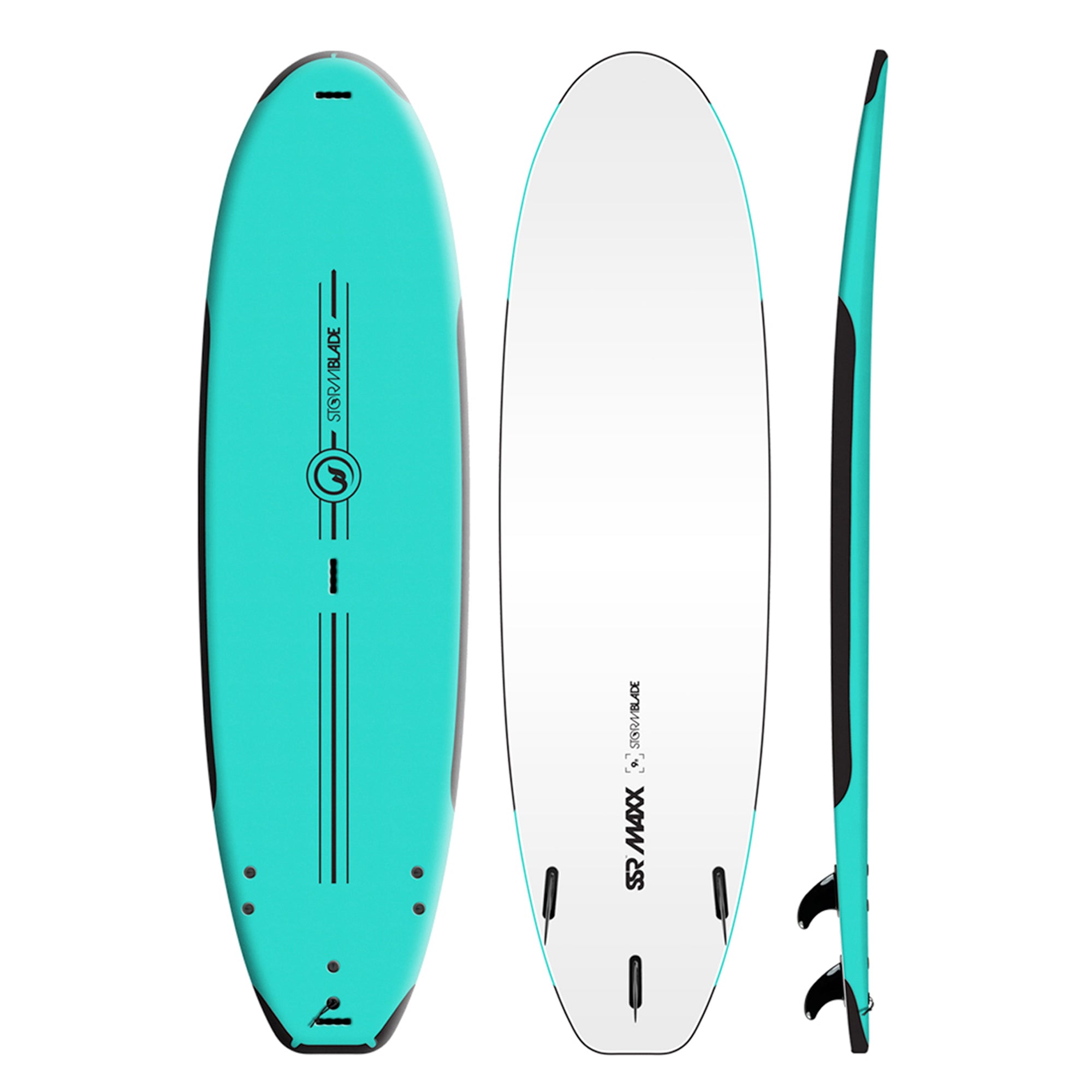 Storm Blade SSR Maxx 9'0 Soft Surfboard - Turquoise