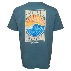 Surf Station Sun & Surf Men's S/S T-Shirt - Teal