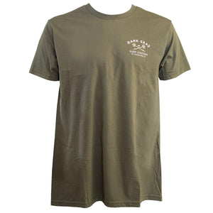 Surf Station x Dark Seas Support Local Men's S/S T-Shirt - Military Green