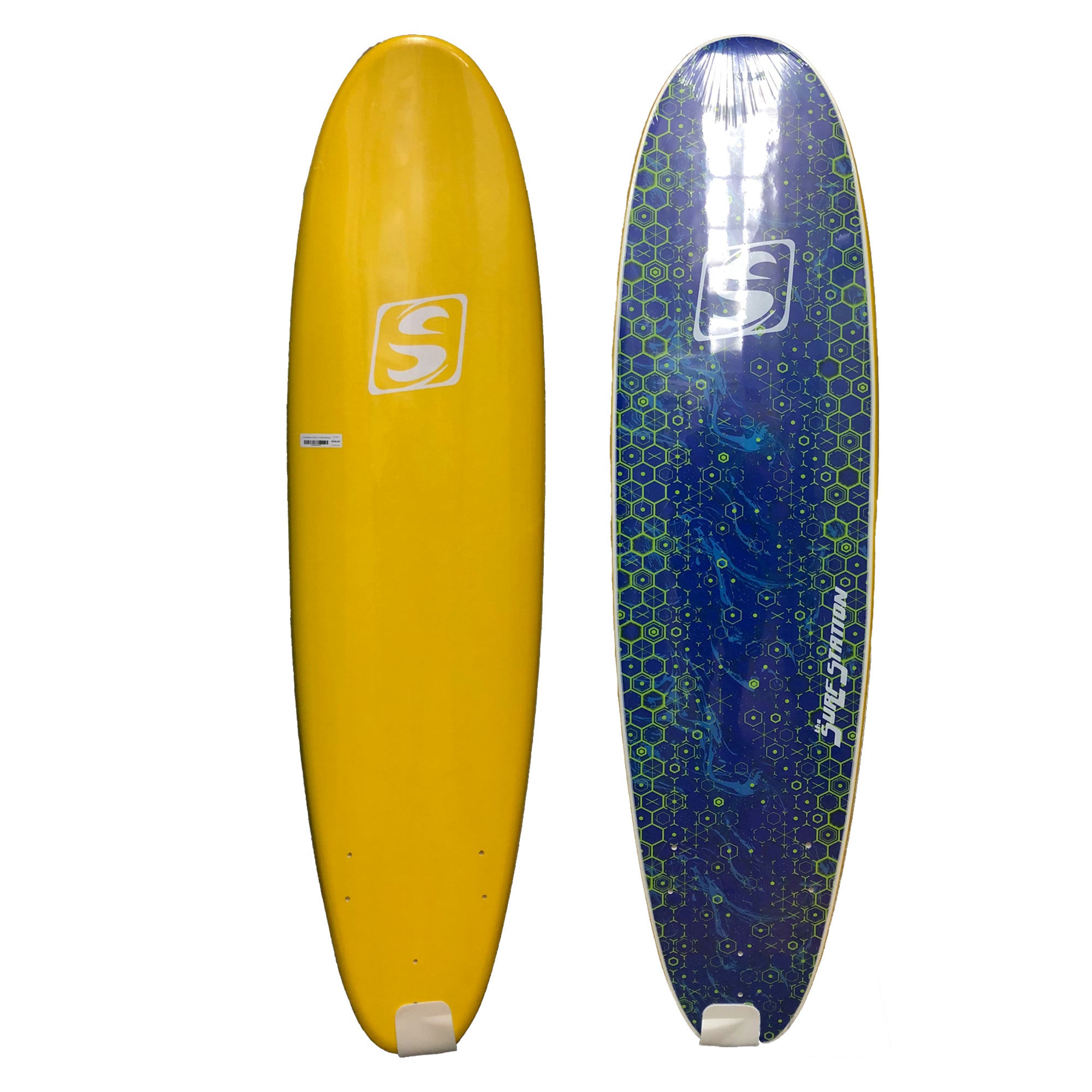 Surf Station Classic 7'0 Soft Surfboard - Yellow