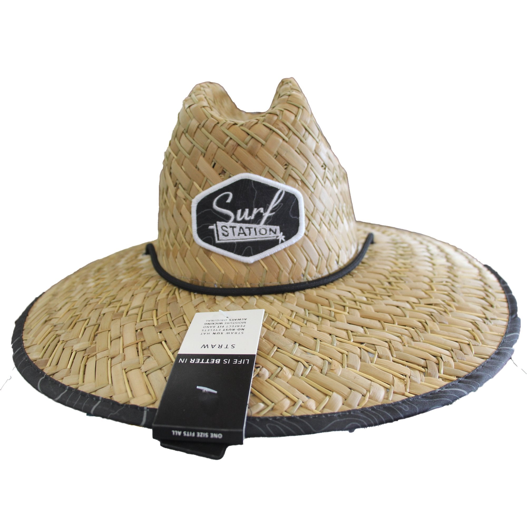 Surf Station Apex Straw Lifeguard Hat - Helix Red