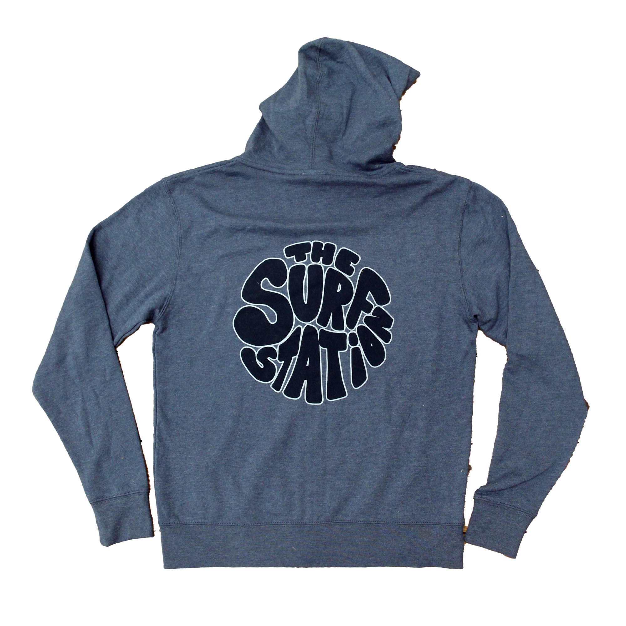 Surf Station Laguna Full Zip Men's Hoodie - Heather Navy