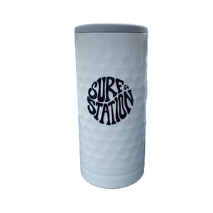 Surf Station SIC Slim Can Koozie - Dimpled Golf