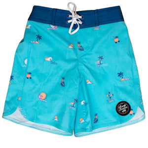 Surf Station Surfy Surf Toddler Boy's Boardshorts