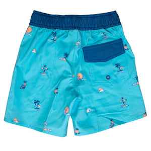 Surf Station Surfy Surf Toddler Boy's Boardshorts