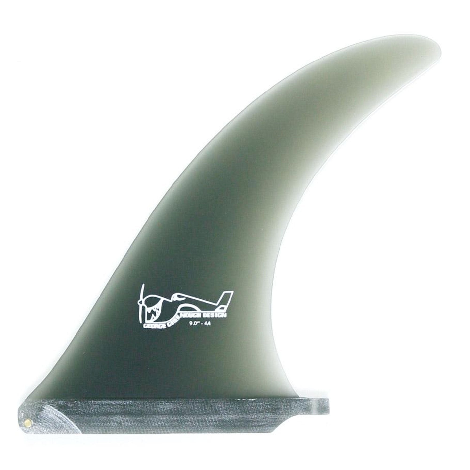 True Ames Greenough 4-A 6.5" Longboard Fin - Smoke