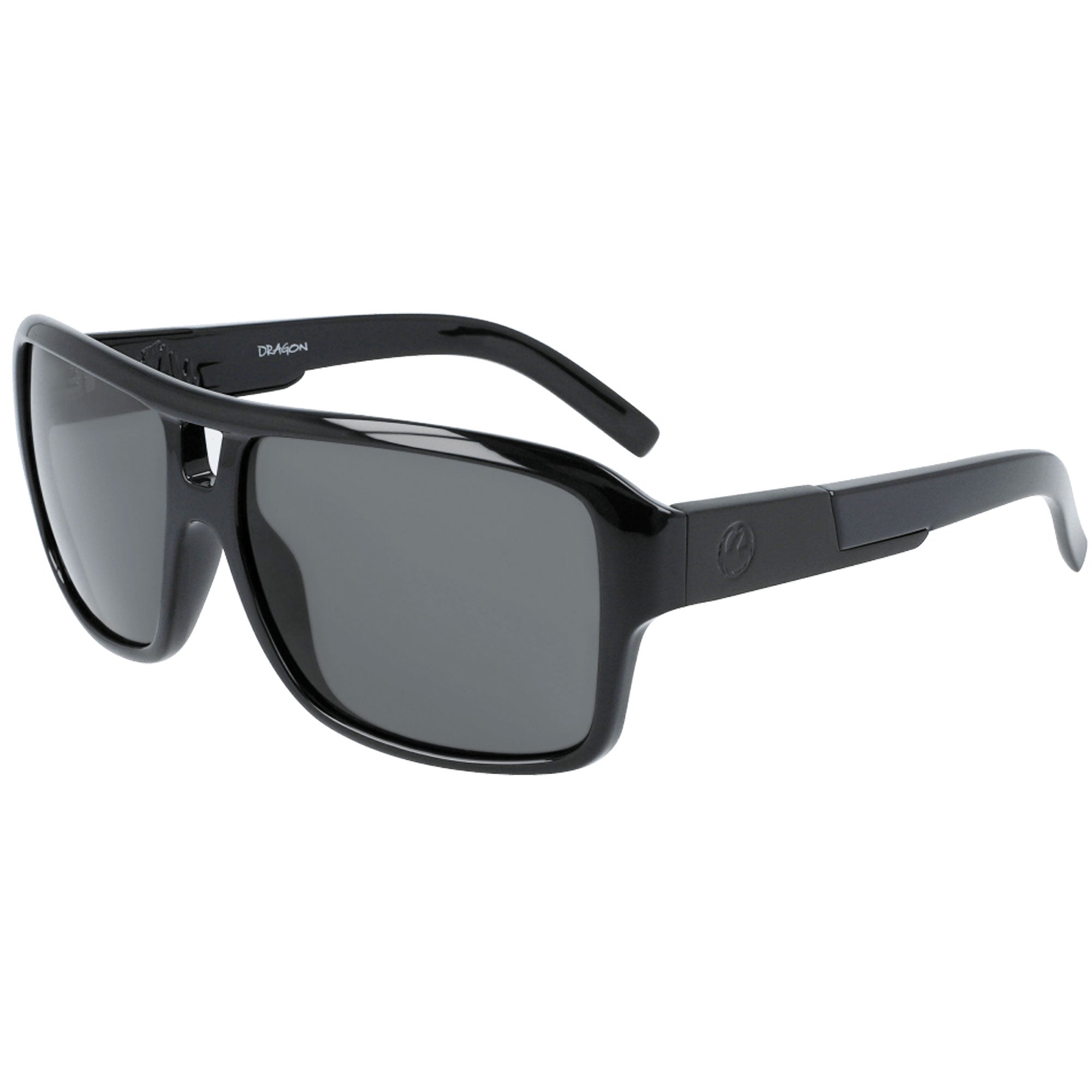 Dragon The Jam Small LL Men's Sunglasses - Jet Black/Smoke