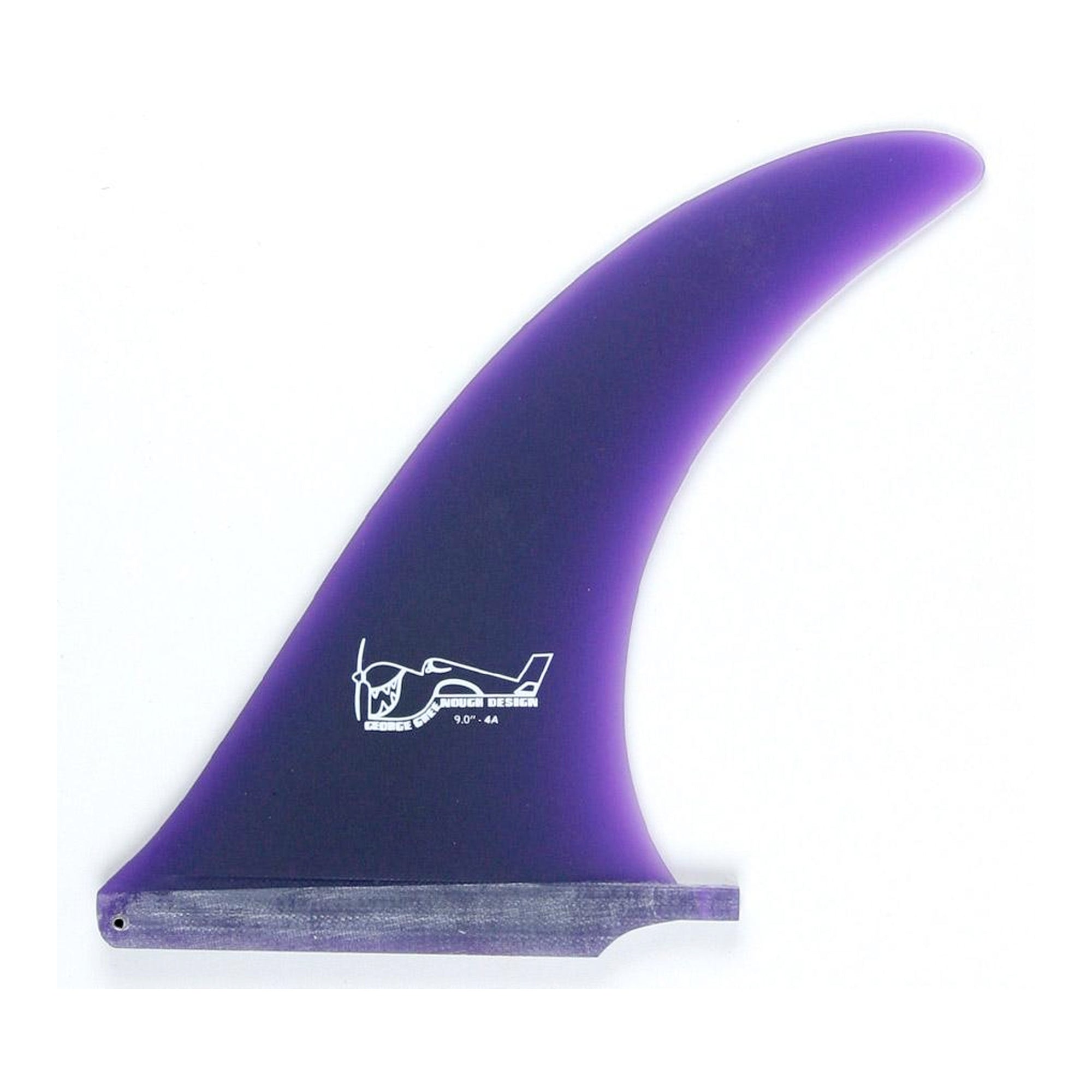 True Ames Greenough 4-A 7.5" Longboard Fin - Purple