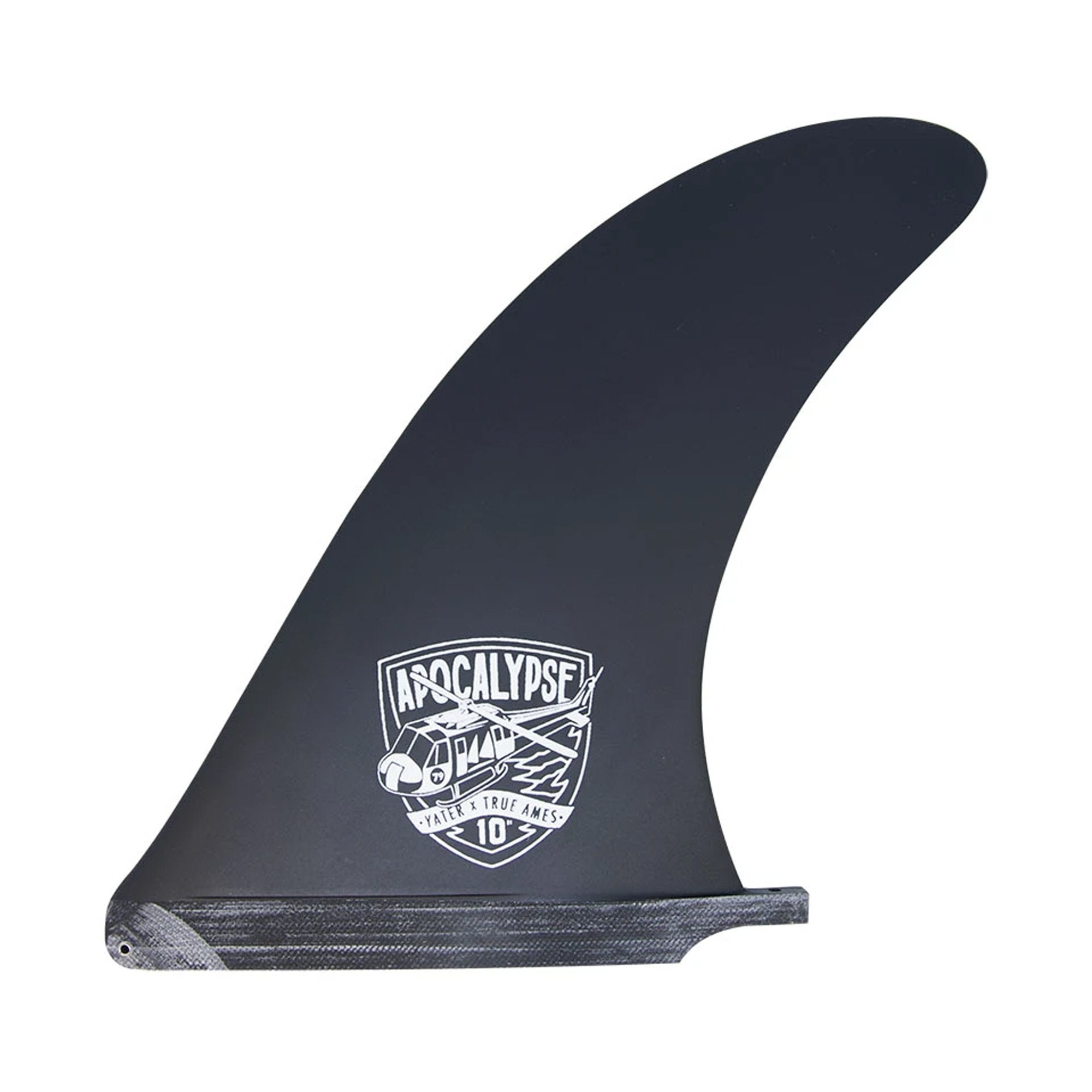 True Ames Yater Apocalypse Longboard Fin - 9.5"/Black