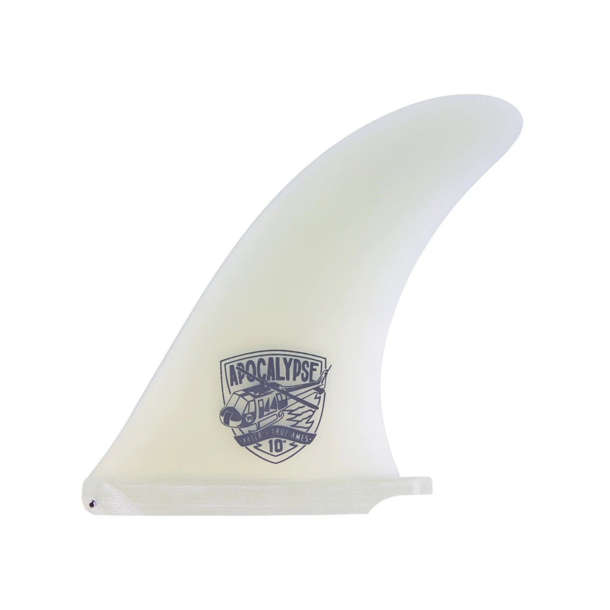 True Ames Yater Apocalypse 10" Longboard Fin - Clear