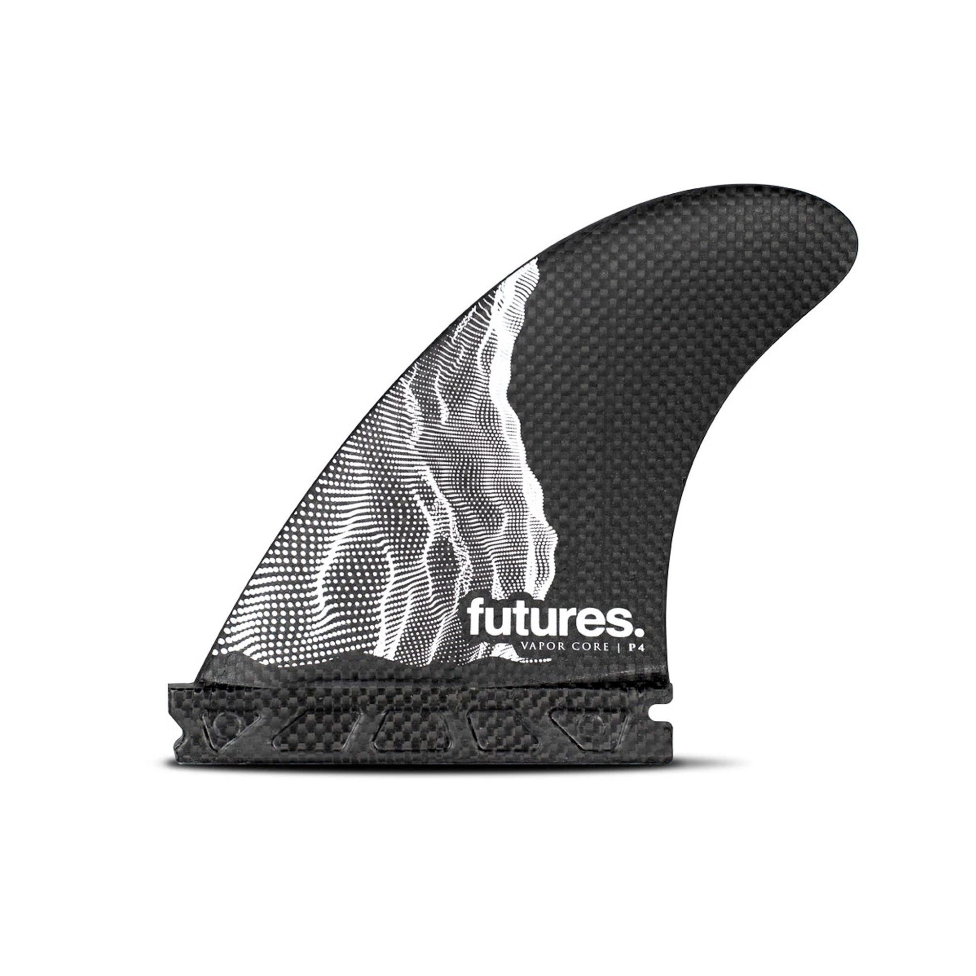 Futures P4 Vapor Core Tri Surfboard Fins - Small/Black