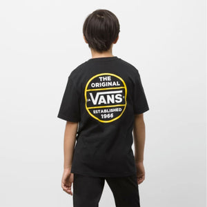 Vans Authentic Original Boy's S/S T-Shirt - Black