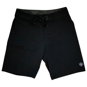 Surf Station Vapor Woody Men's Boardshorts - Black