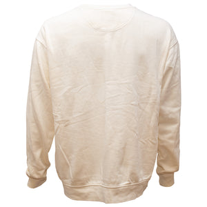 Surf Station Varsity Crewneck Men's L/S Sweater - Ivory