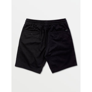 Volcom Frickin Elastic Waist 19" Men's Walkshorts - Black