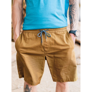 Volcom Frickin Elastic Waist 19" Men's Walkshorts - Khaki