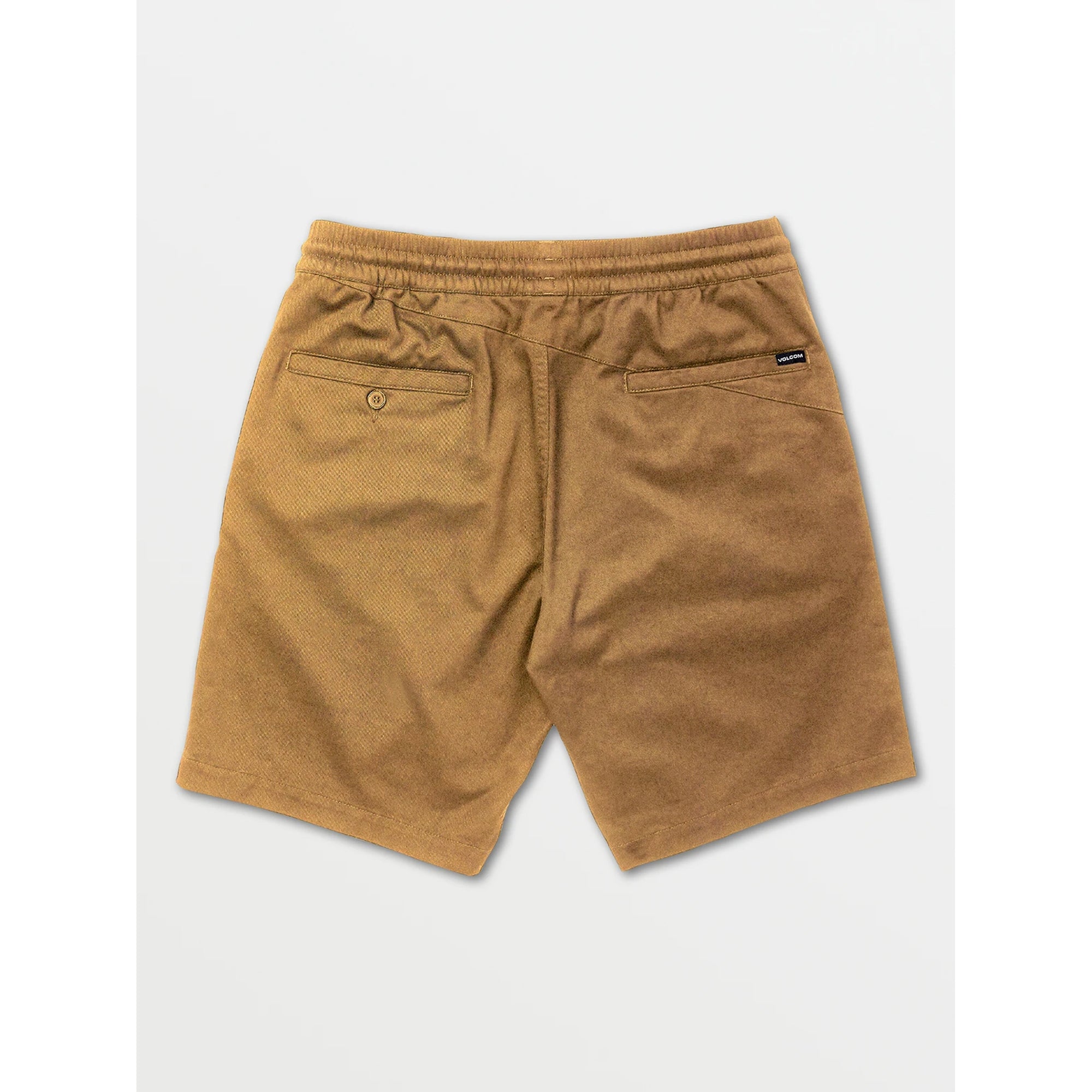 Volcom Frickin Elastic Waist 19" Men's Walkshorts - Khaki