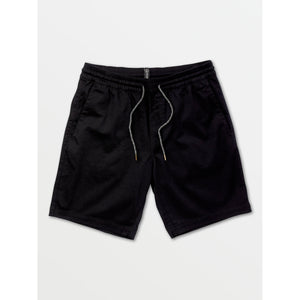 Volcom Frickin Elastic Waist 19" Men's Walkshorts - Black