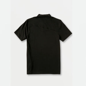 Volcom Wowzer Men's S/S Polo T-Shirt - Black