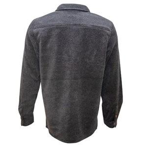 Surf Station Walton Men's L/S Button Down Sweater - Charcoal