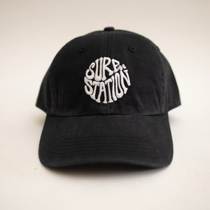 Surf Station '84 Worn Texture Men's Hat - Black