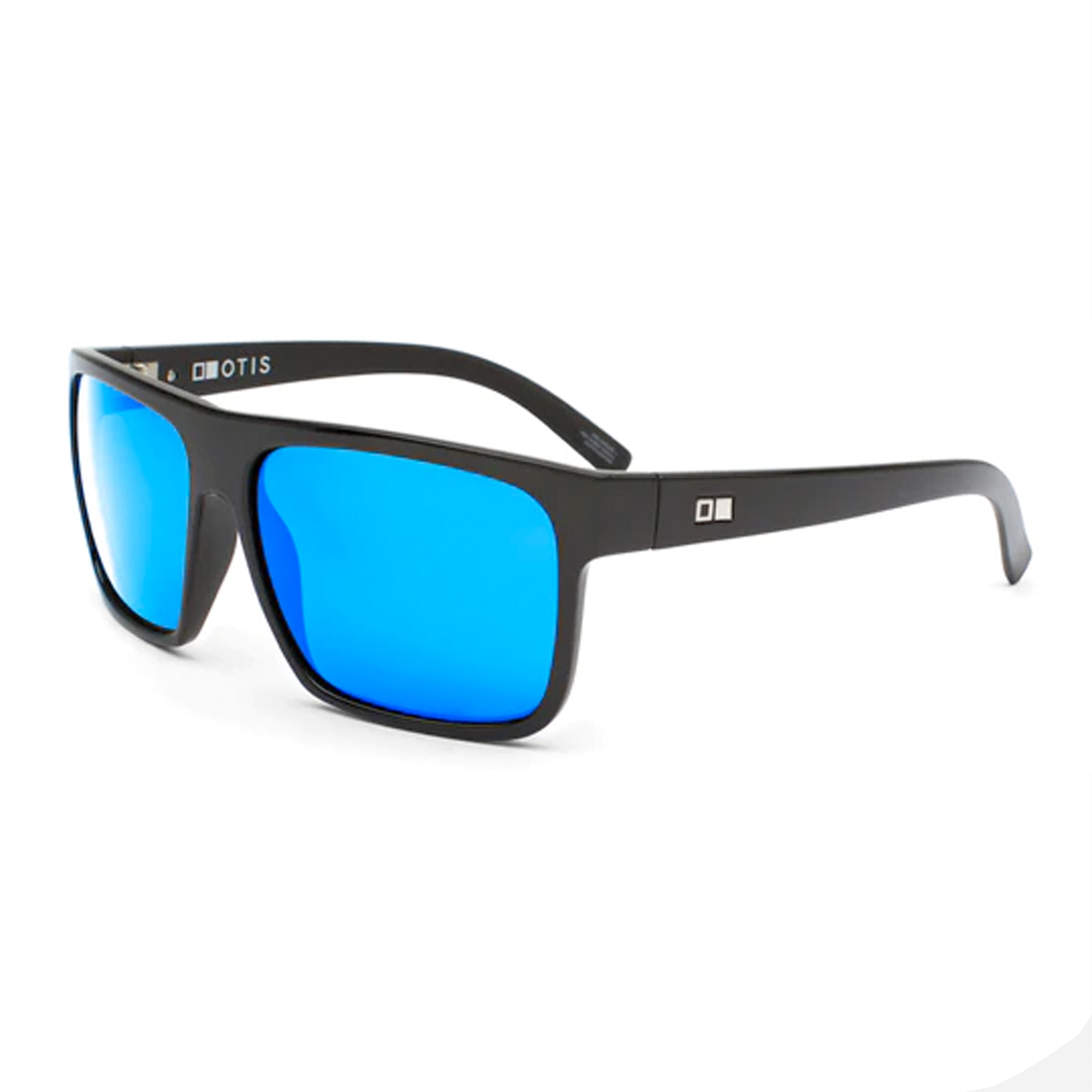 Otis After Dark Men's Sunglasses - Matte Black/LIT Mirror Blue Polarized