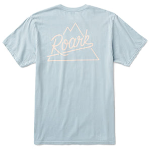 Roark Peaking Men's S/S T-Shirt - Agave Blue