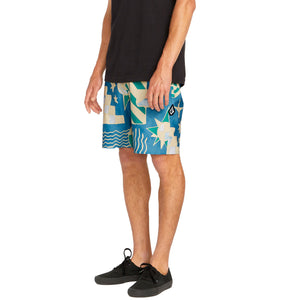 Volcom Geo Stoney 19" Men's Boardshorts - Indigo